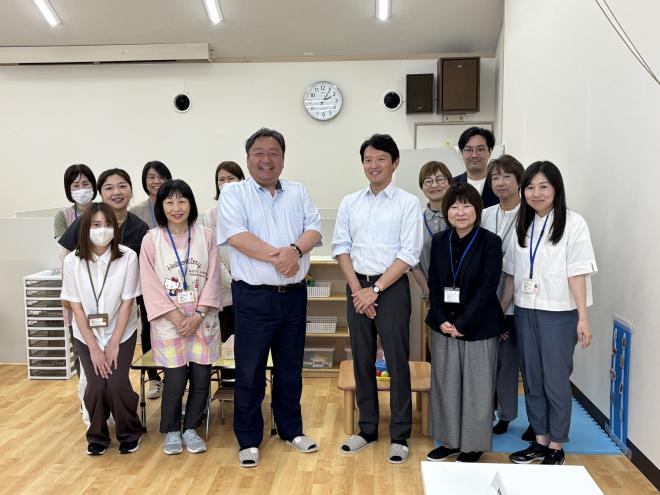兵庫県知事地域視察1