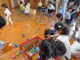 ボールをたくさん集めよう