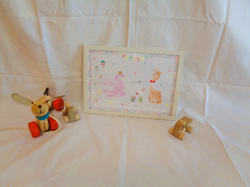 完成したてがた・あしがたアートのようす