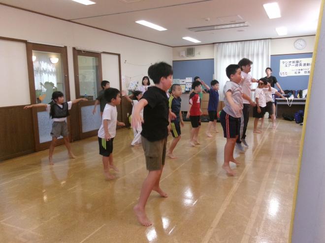 みんなでラジオ体操