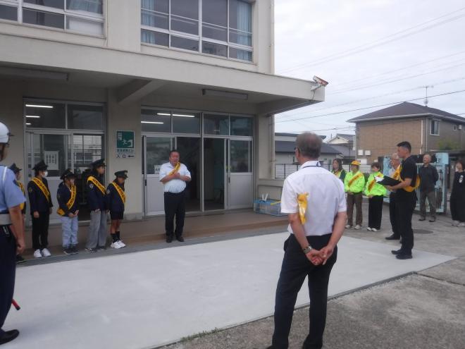 秋の全国交通安全街頭啓発