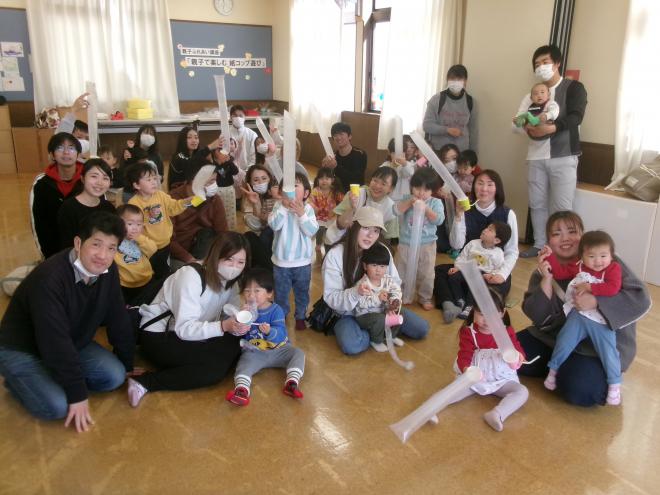 みんなで紙コップあそび