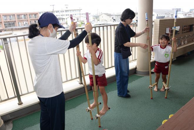 R8 親子でつくろう竹馬